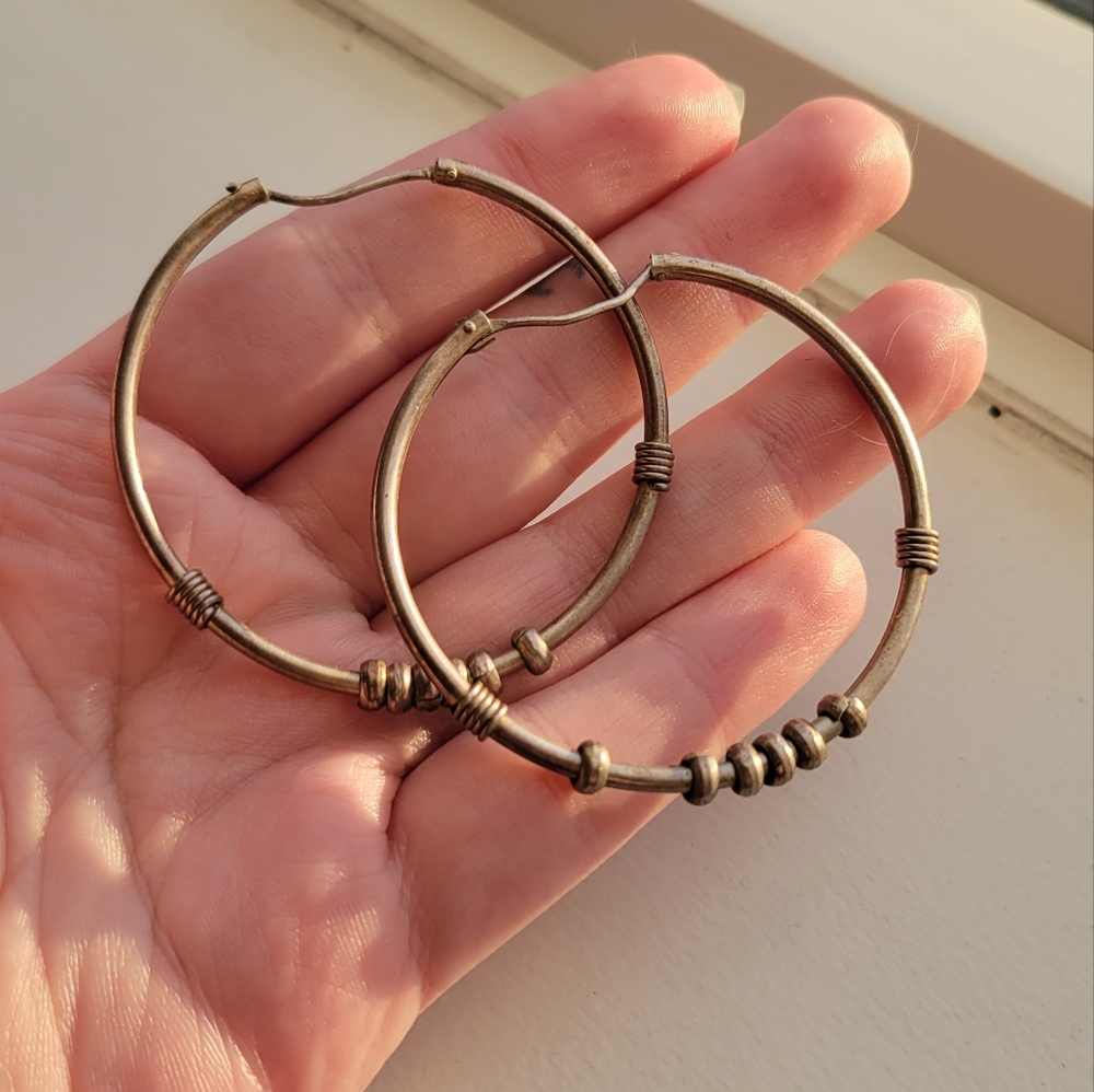 Sterling Silver Hoop Earrings